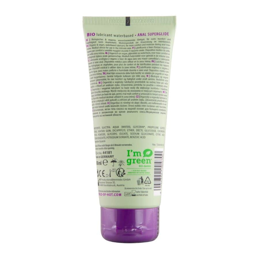Lubrifiant BIO à base d'eau anal 100 ML — HOT, vue 2