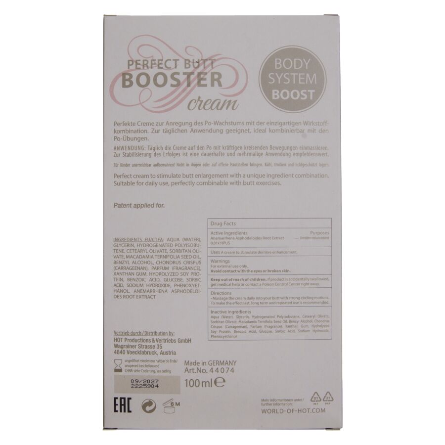 Crème raffermissante pour les fesses XXL 100 ML — HOT, vue 6