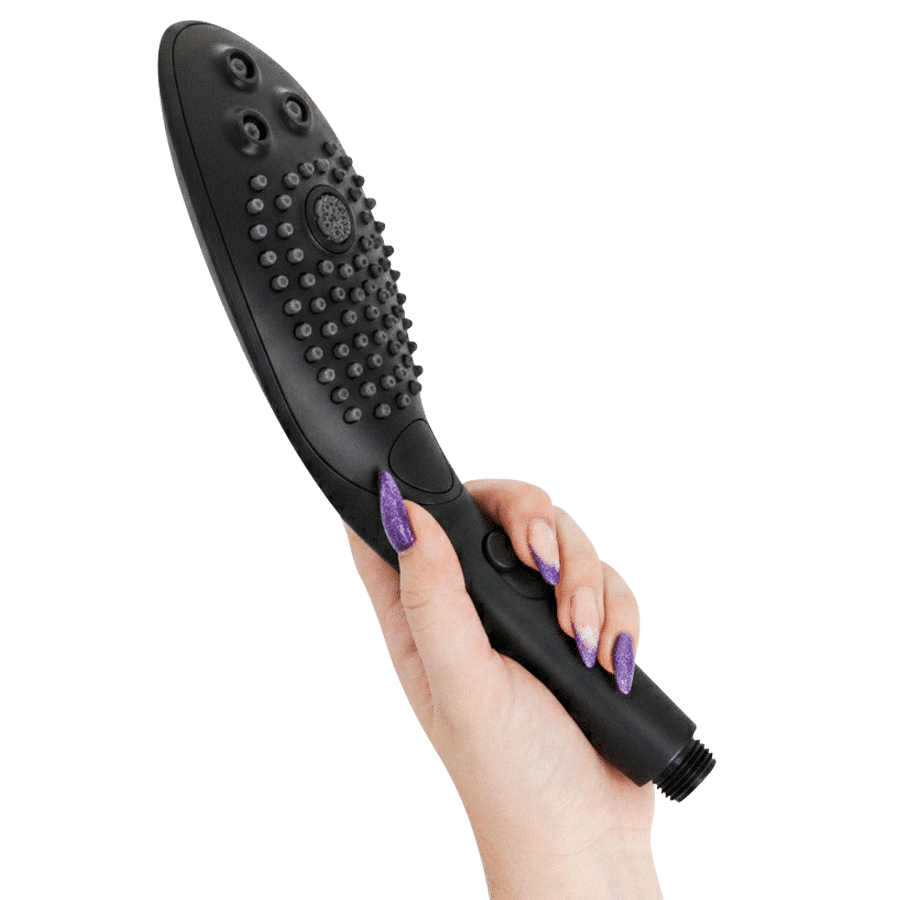 Pommeau de douche stimulant clitorial wave noir — WOMANIZER, vue 4