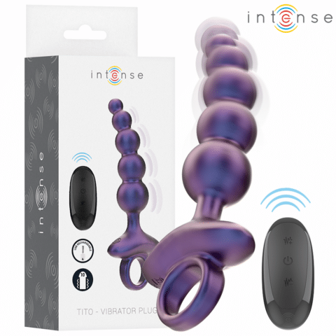Tito plug anal vibrant modèle 3 télécommande — INTENSE