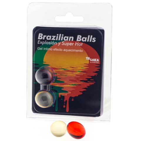 2 Boules brésiliennes gel excitant effet super chaud — TALOKA
