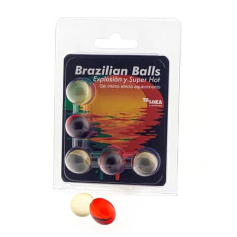5 Boules brésiliennes gel excitant effet super chaud — TALOKA