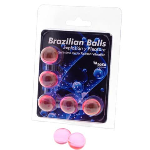 5 Balles brésiliennes refresh effet vibrant gel excitant — TALOKA