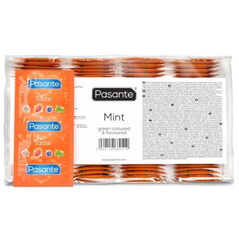 Préservatifs saveur menthe SAC 144 unités — PASANTE
