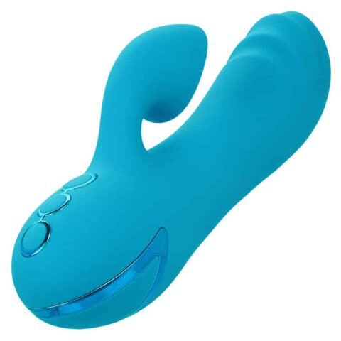 Sunset beach seducer vibrateur & stimulateur 10 fonctions bleu