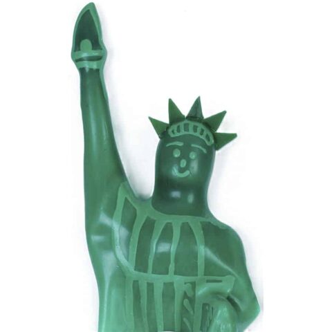 Préservatifs fantaisie peints à la main statue de la liberté modèle XL — CONDOMERIE