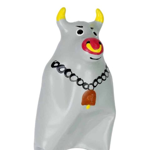 Préservatifs fantaisie peints à la main taureau gris modèle XL