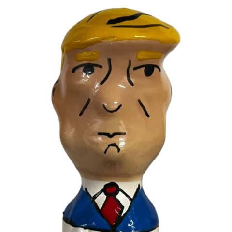 Préservatifs fantaisie peints à la main grumpy trump XL — CONDOMERIE