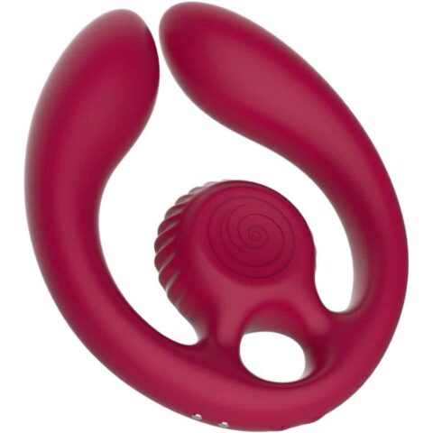 Gizi duo stimulateur pour couples télécommande bourgogne — SNAIL VIBE