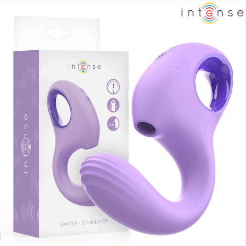 Baxter vibrateur & stimulateur violet — INTENSE