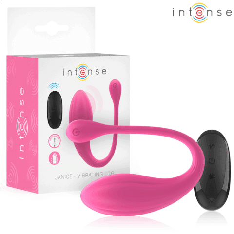 Janice U vibrateur double stimulation 10 vibrations rose télécommande — INTENSE