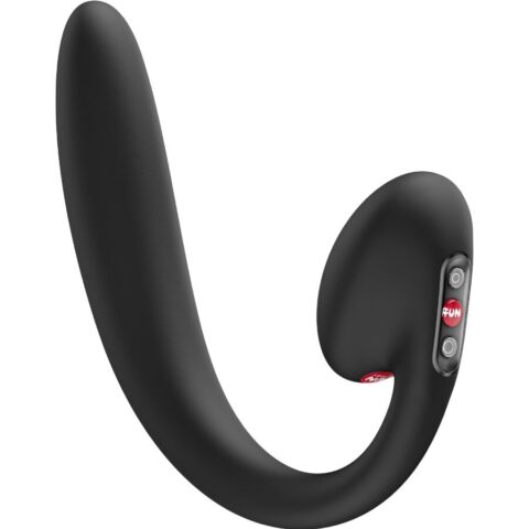 Vibrateur à double impulsion d'air inserable crescendo noir — FUN FACTORY