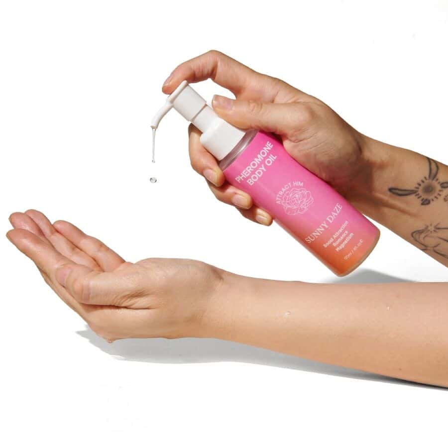 Huile corporelle bloom aux phéromones sunny daze 120 ML — EYE OF LOVE, vue 2