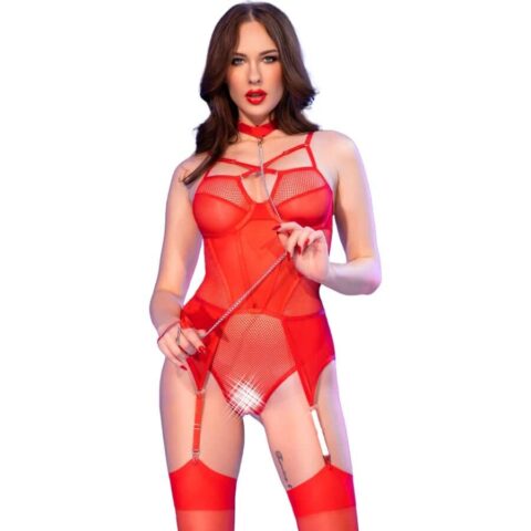 Body sans entrejambe rouge S — CHILIROSE