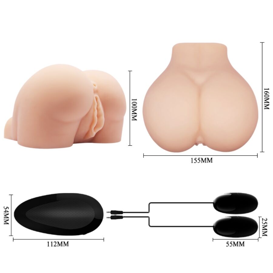 Vagin et anus réalistes avec position de vibration 8 — CRAZY BULL, vue 8