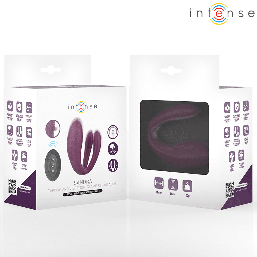 Stimulateur de tapotage et de vibration sandra avec télécommande — INTENSE, vue 9