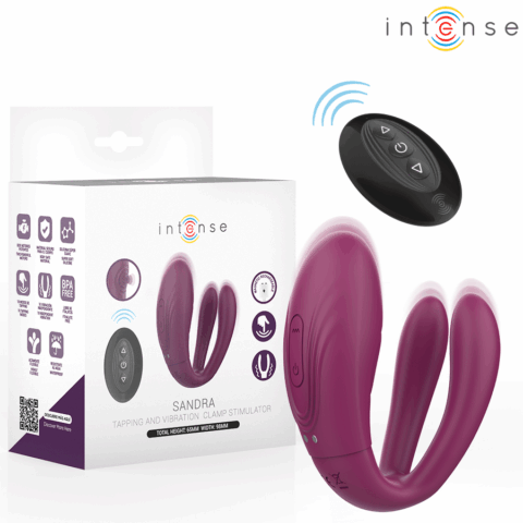 Stimulateur de tapotage et de vibration sandra avec télécommande — INTENSE