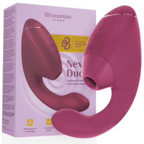 Duo next stimulateur clitorial et de point G double rose foyer — WOMANIZER
