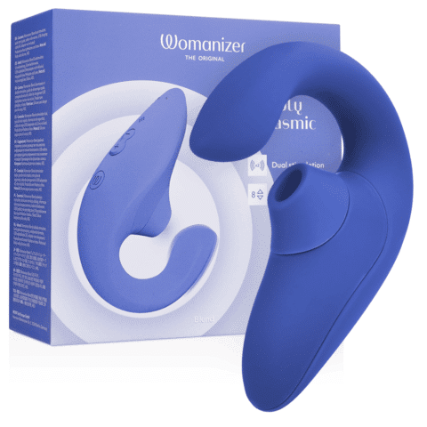 Vibrateur stimulateur bleu vibrant bleu