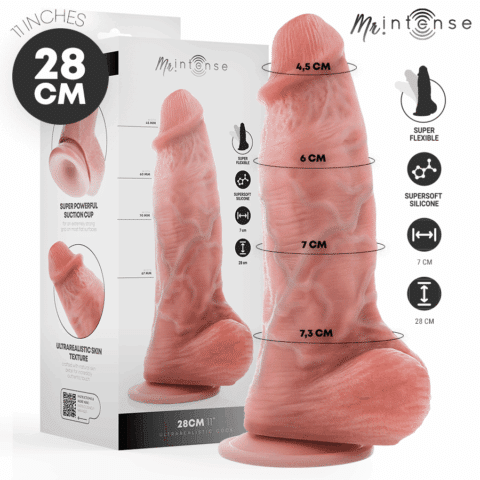 MR intense - extrabig spencer godemichet en silicone 28 CM -Ø- 7,3 CM — MR. INTENSE