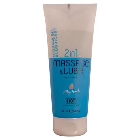 Gel de massage et de glisse 2 en 1, texture soyeuse, 200 ML — HOT