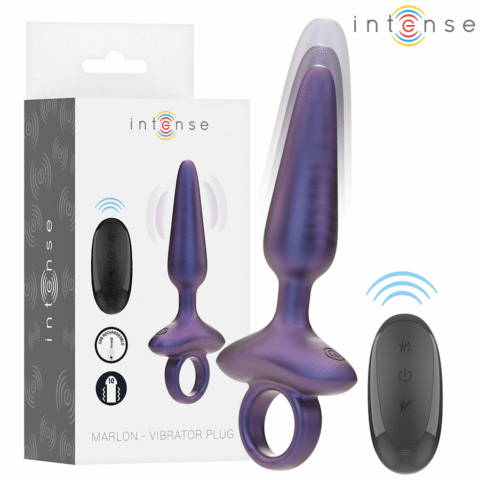 Marlon plug anal vibrant modèle 4 télécommande — INTENSE