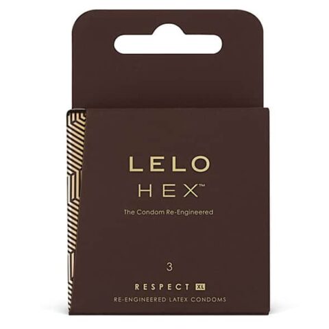 Préservatifs HEX respect XL, paquet de 3 — LELO