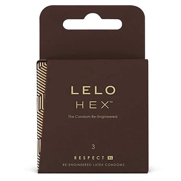 Préservatifs HEX respect XL, paquet de 3 — LELO