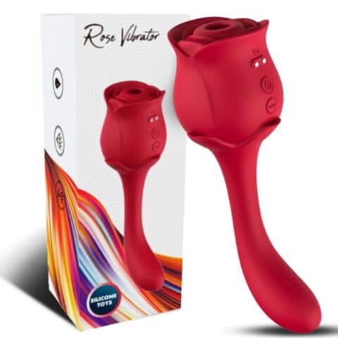 Roselover succion et stimulateur de clitoris rouge — ARMONY