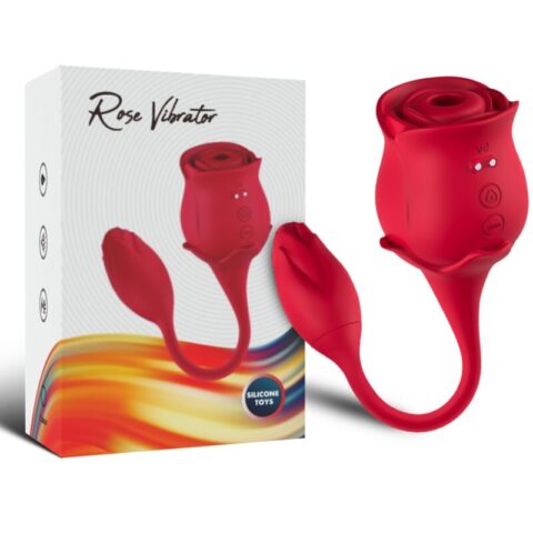 Aspirateur et vibrateur de clitoris rose 10 modes rouge — ARMONY