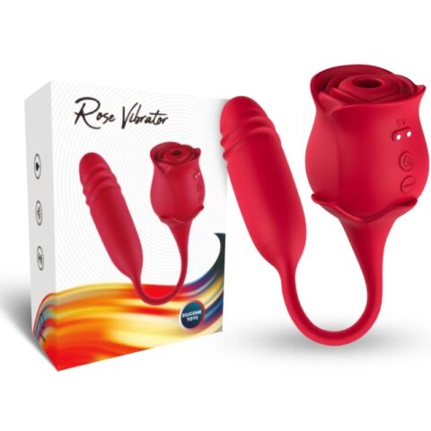 Roseknigth aspirateur de clitoris et vibrateur rouge — ARMONY