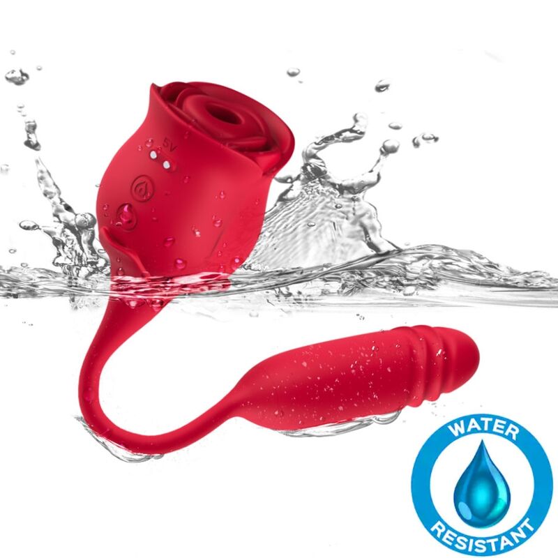 Roseknigth aspirateur de clitoris et vibrateur rouge — ARMONY, vue 3