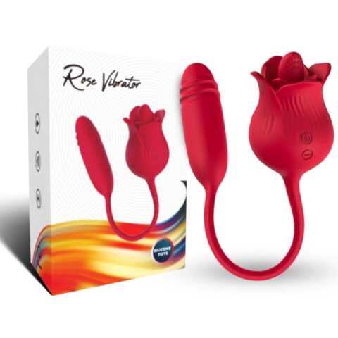 Roselip licking vibrant clito & vibrateur rouge — ARMONY