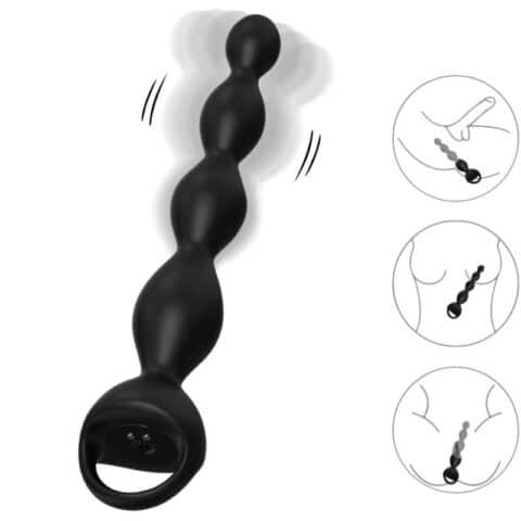 Plug anal vibrateur doigt noir — ARMONY