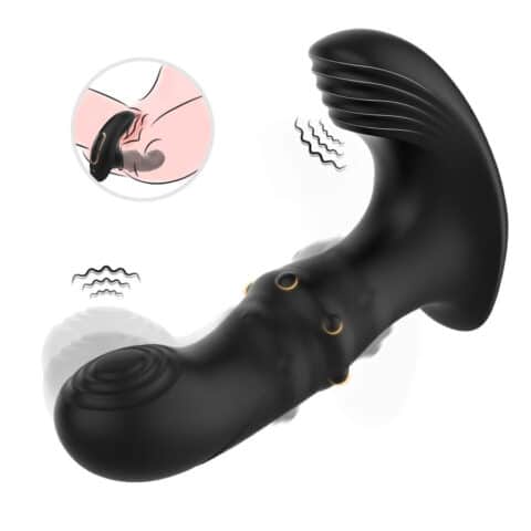 Vibrateur de prostate anal avec télécommande noir — ARMONY