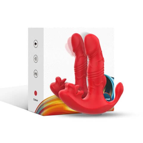 Vibrateur anal culotte stimulateur point C et G télécommande rouge — ARMONY