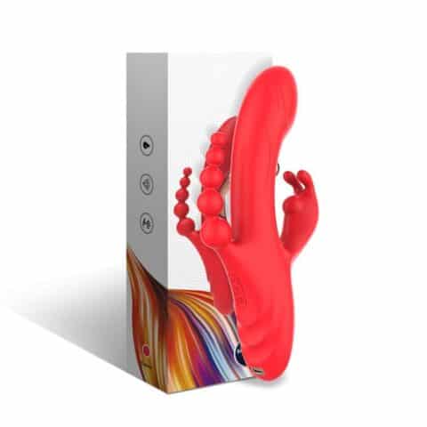 Stimulateur de point G et de clitoris vibrateur rouge — ARMONY