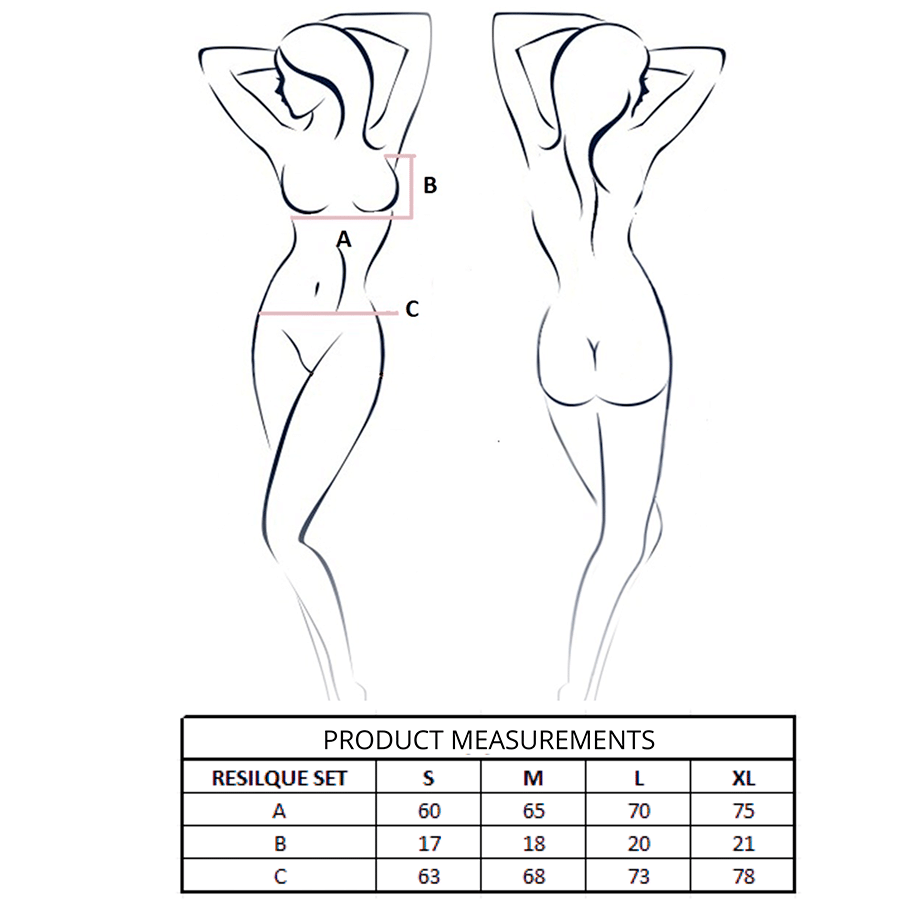 Ensemble soutien-gorge + string resilque rouge tomate L/XL — PASSION, vue 4