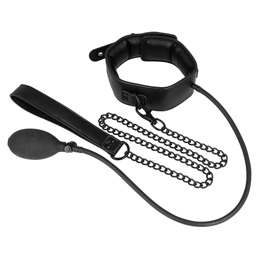 Collier d'étranglement gonflable avec chaîne — FETISH SUBMISSIVE BONDAGE, vue 5