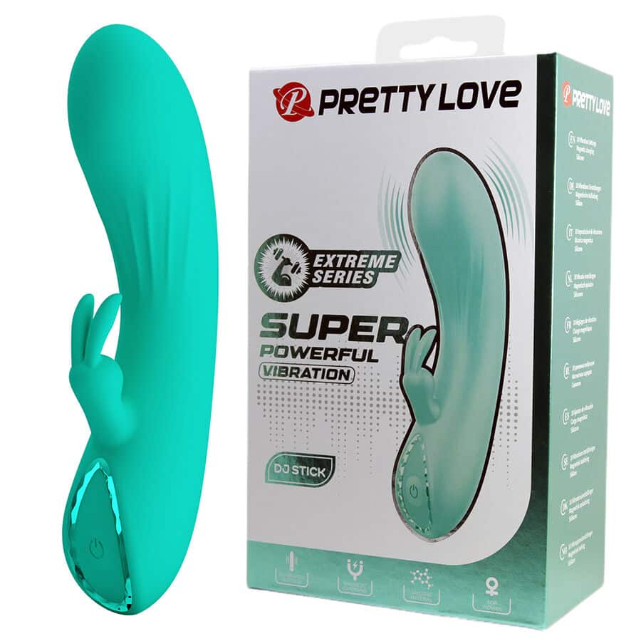DJ stick vibrateur g-spot turquoise — PRETTY LOVE, vue 2