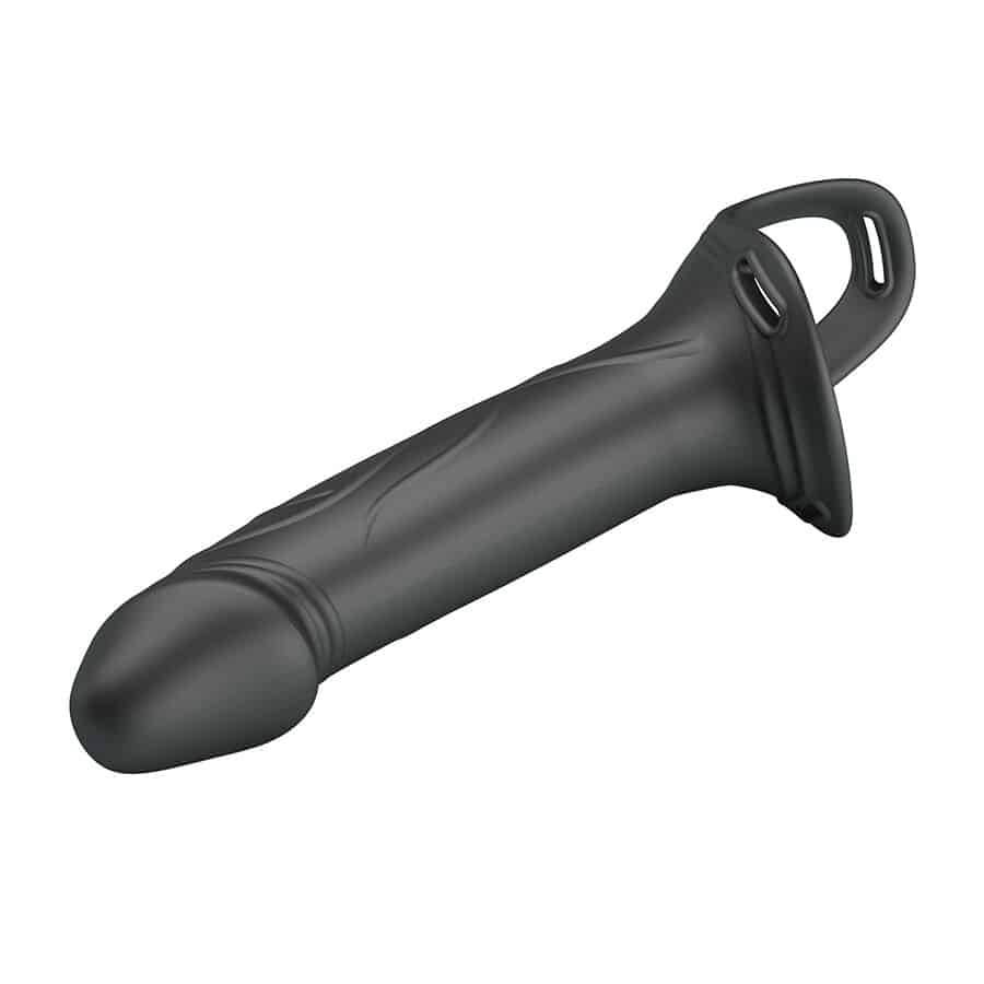 Landon black strap-on vibrant — PRETTY LOVE, vue 5