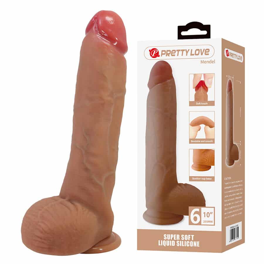 Mendel godemichet réaliste avec ventouse 25,5 CM -Ø- 5,6 CM — PRETTY LOVE, vue 2