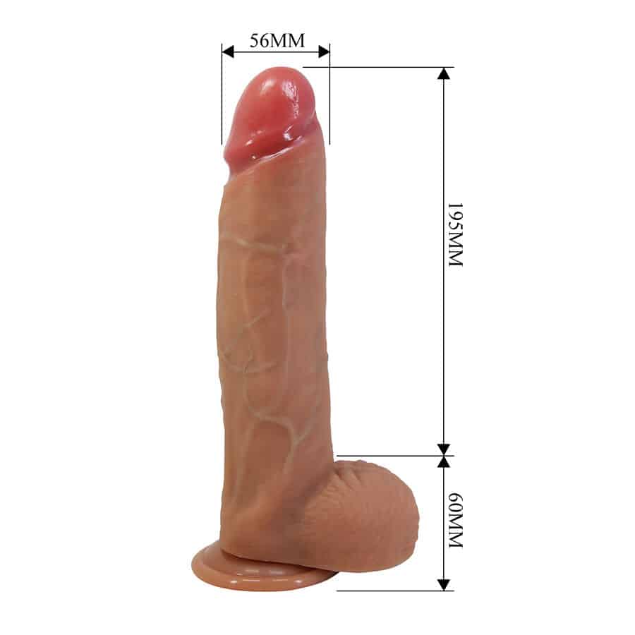 Mendel godemichet réaliste avec ventouse 25,5 CM -Ø- 5,6 CM — PRETTY LOVE, vue 7