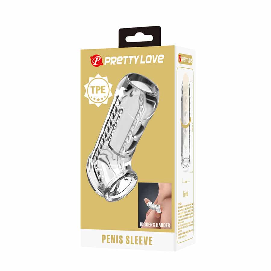 Gaine pénienne texturée transparente — PRETTY LOVE, vue 8