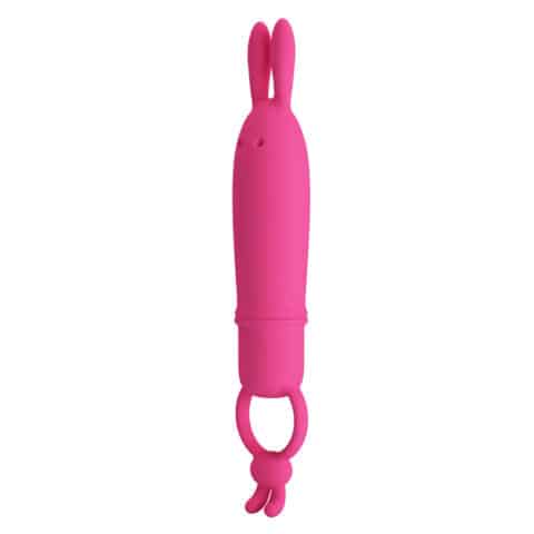 Delia vibrateur rabbit avec anneau de résistance — PRETTY LOVE
