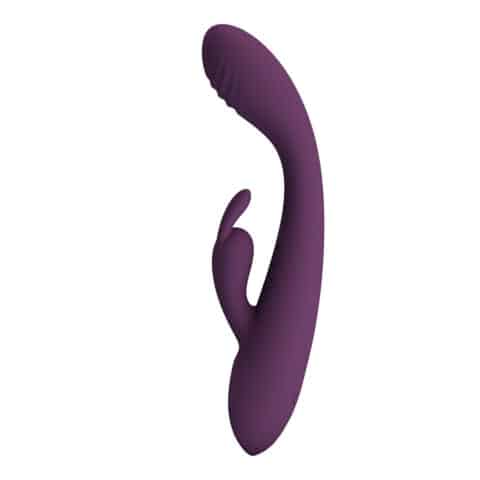 Emma vibrateur violet rabbit avec stimulateur — PRETTY LOVE