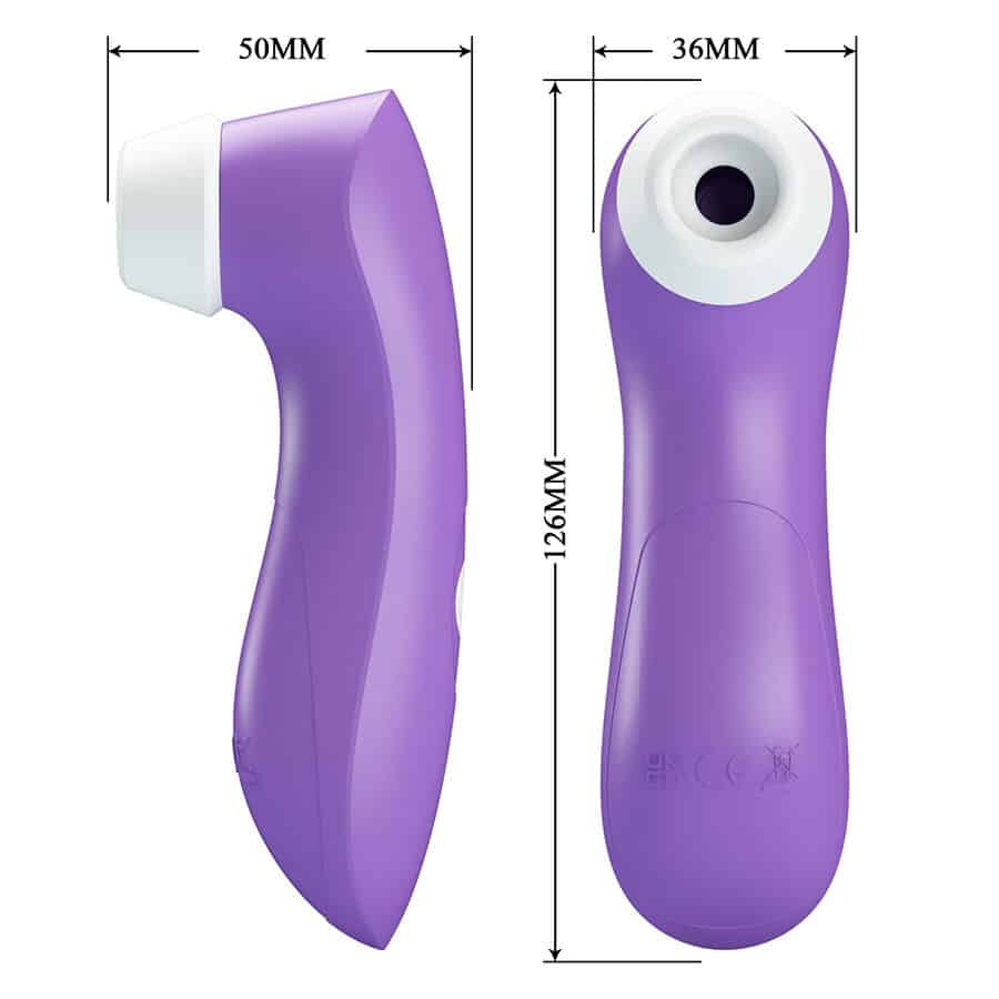 Outil de succion clitoriale avec technologie de pulsation violet — ROMANCE, vue 10