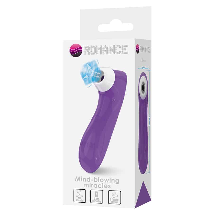 Outil de succion clitoriale avec technologie de pulsation violet — ROMANCE, vue 11