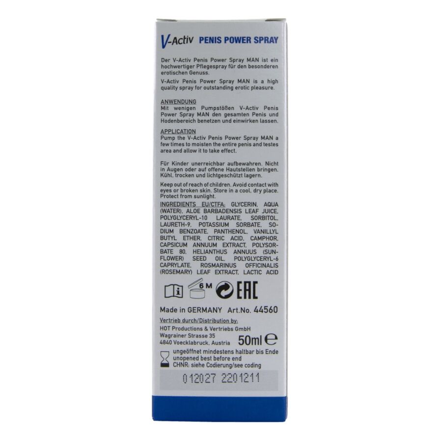 V-activ, spray stimulant pour le pénis, 50 ML — HOT, vue 7