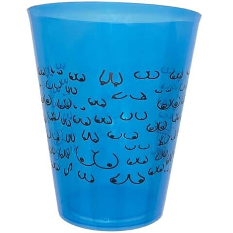 Tasse bleue 500 ML avec seins noirs — DIABLO PICANTE